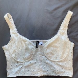 H&M Divided Corset Top